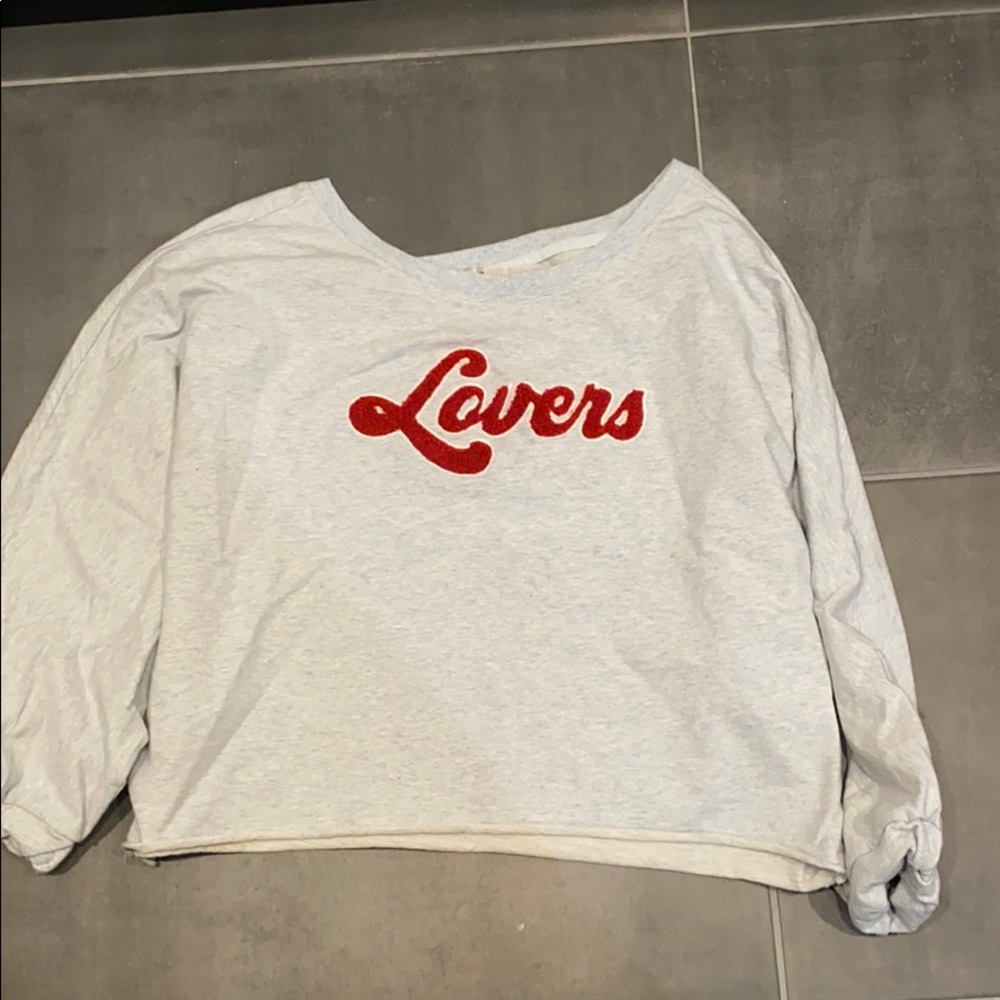 Embroidered sweatshirt